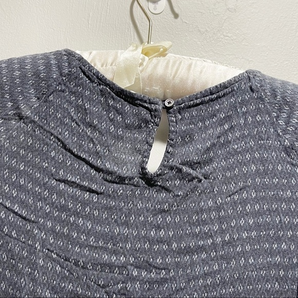 JOIE SOFT Women’s Charcoal Gray FINA FLOUNCE Dress 3/4 Sleeve Elastic Waist XS - Picture 7 of 7